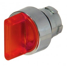 BK34 - 3 position red illuminated selector actuator. On-off-on. (1pc)
